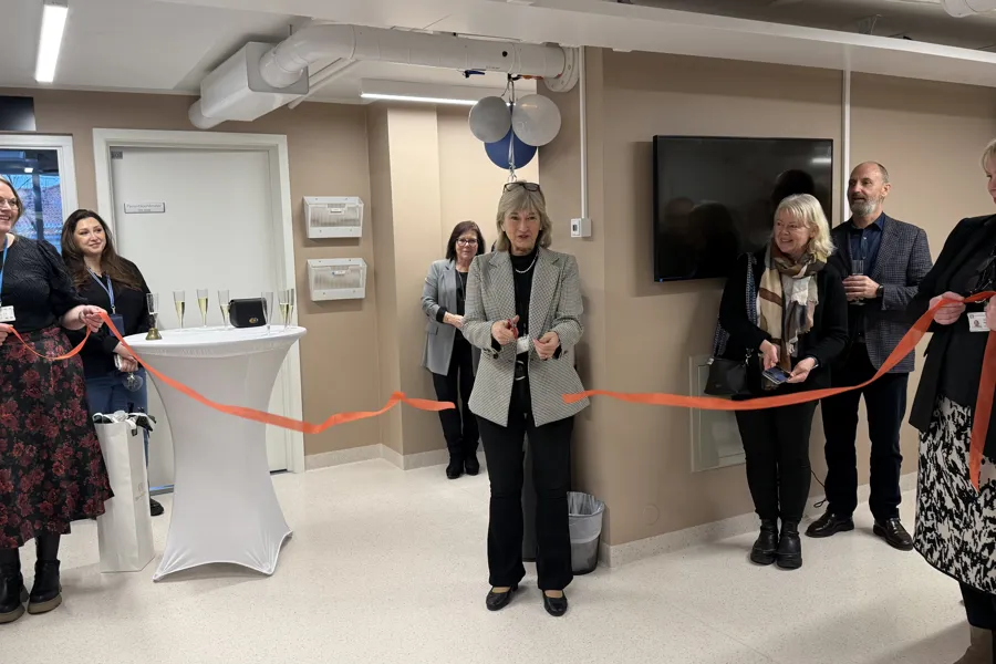 En gruppe mennesker som holder gjenstander