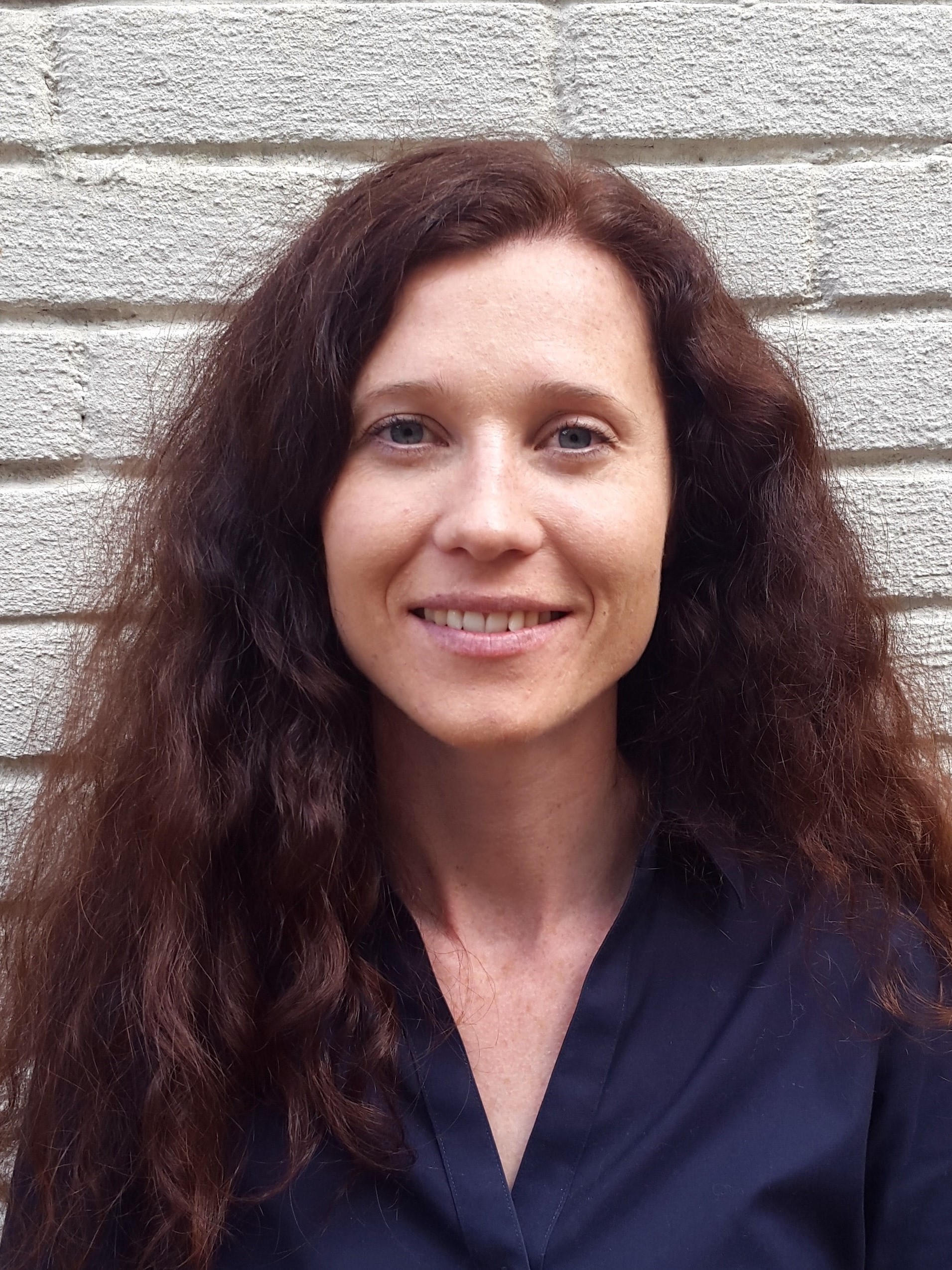 A woman with long hair