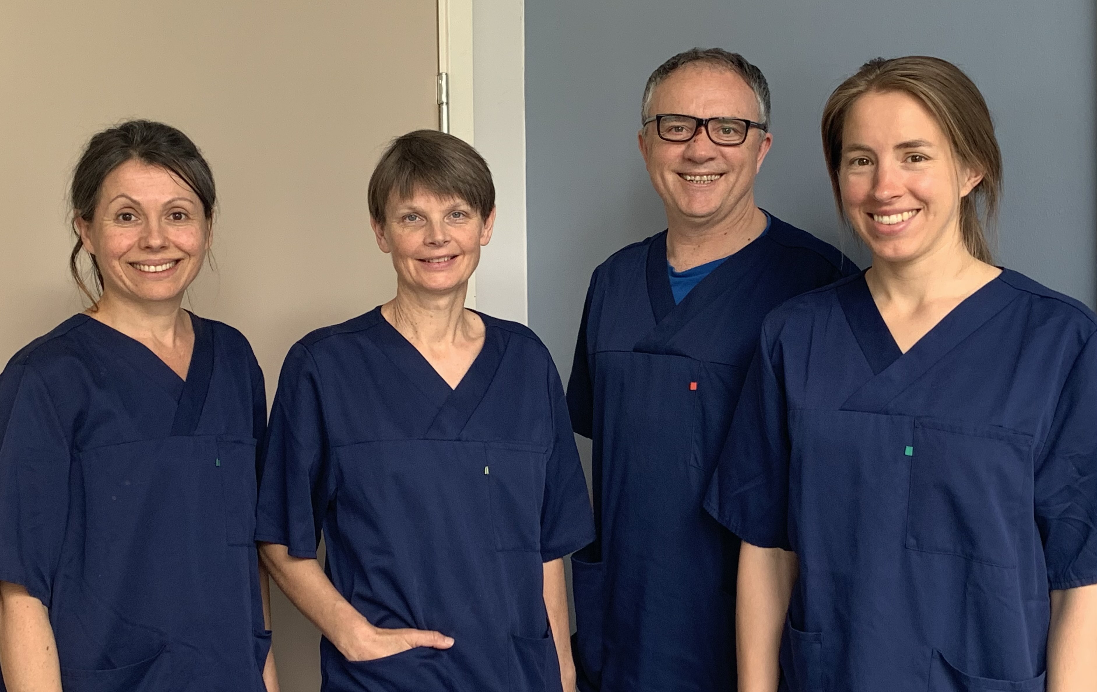 Oralmotorisk team ved TAKO-senteret.