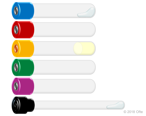 Fragekodede prøvetakingsrør